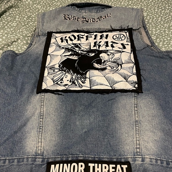 super sick Retro Ligh wash Denim jacket - Picture 4 of 6